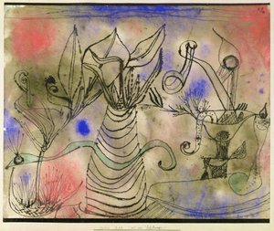 Still Life with Snake by Paul Klee