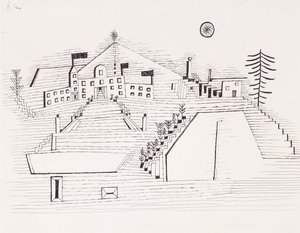 Summer Palace at Beride by Paul Klee