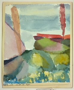 The Seaside in the Rain by Paul Klee