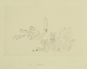 The Tower Withstands Attack by Paul Klee