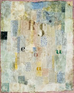 The Vocal Factory of the Singer Rosa Silber by Paul Klee