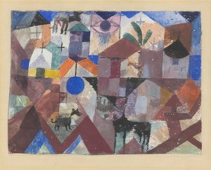 Tiergarten. 1918 by Paul Klee
