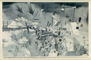 View of the Severely Threatened City of Pintz by Paul Klee
