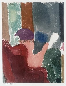 Violet Cap by Paul Klee