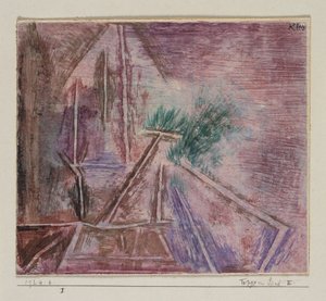 Paths in the Sand II by Paul Klee
