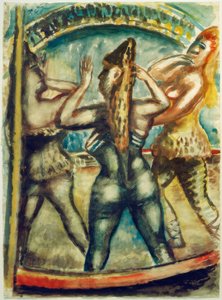 Three Women in the Circus by Paul Kleinschmidt