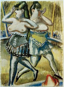 Two Circus Dancers by Paul Kleinschmidt