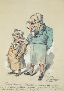 Monsieur Prudhomme and Napoleon III by Paul Klenck