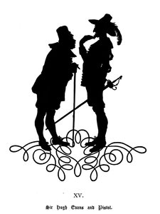 Sir Hugh Evans and Pistol