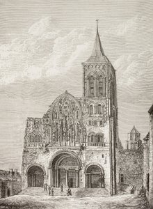 Abbey Church of the Magdelene, Vezelay, France by Paul Lacroix