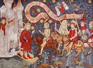 Arrival of Joan of Arc at the Chateau de Chinon, March 6th 1428 by Paul Lacroix