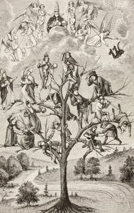 The Tree of Battles (after a 15th century manuscript) by Paul Lacroix