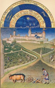 March - the Château de Lusignan by Paul Limbourg