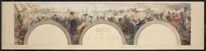 Sketch for the Entrance Hall of the Hôtel de Ville de Paris: Paris and the Great Epochs by Paul Louis Delance