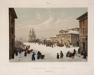 The Assembly of the Nobility House in Moscow by Paul Marie Roussel