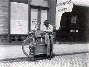 A London Knife Grinder by Paul Martin