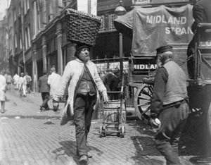 Fish porters at Billingsgate Market, London, 1893 by Paul Martin