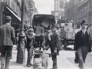 Sherbet or Water Seller in Cheapside, 1893 by Paul Martin