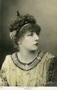 Henriette Rosine Bernard aka Sarah Bernhardt (1844-1923) as “Théodora”, play by Victorien Sardou, in 1884