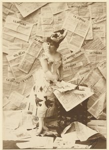 Mlle Beaumaine, Théâtre des Variétés by Paul Nadar