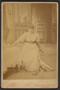Sarah Bernhardt as Floria in La Tosca