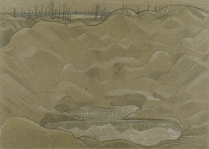 A Shell Crater by Paul Nash