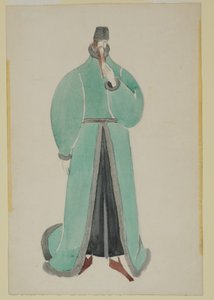 Costume Design for a Character in King Lear by Paul Nash