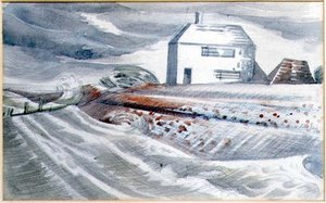 House by the Sea, Dymchurch, Kent by Paul Nash