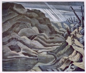 Landscape, Year of Our Lord 1917, from British Artists at the Front, Continuation of The Western Front, Part Three, Paul Nash