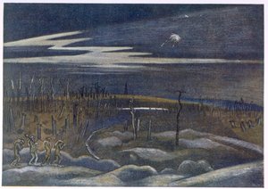 Meadow with Copse, from British Artists at the Front, Continuation of The Western Front, Part Three, Paul Nash