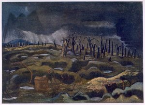 Nightfall, from British Artists at the Front, Continuation of The Western Front, Part Three, Paul Nash