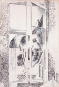 Riviera Window Abstract by Paul Nash