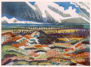 Ruined Country, Vimy, from British Artists at the Front, Continuation of The Western Front, Part Three, Paul Nash