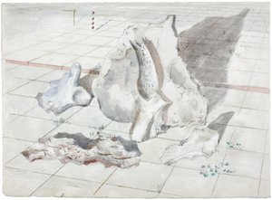 Study for Landscape of Bleached Objects by Paul Nash
