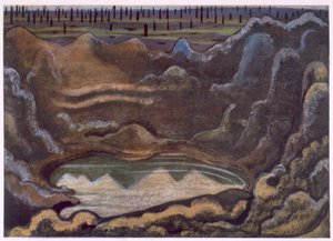 The Caterpillar Crater, from British Artists at the Front, Continuation of The Western Front, Part Three, Paul Nash