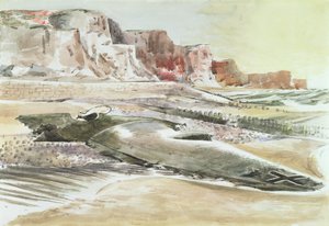 The Raider on the Shore by Paul Nash