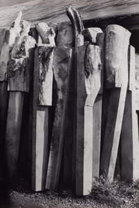 Totems, Old Shipyard, Rye Harbour by Paul Nash
