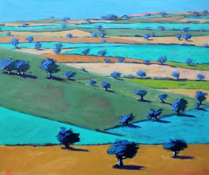 Cotswold Way, From Broadway #2, 2022 by Paul Powis