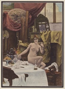 Woman in an artist