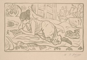 The Reclining Reader by Paul Elie Ranson