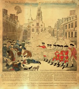 The Bloody Massacre on 5th March 1770