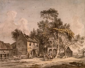 A Public House by Paul Sandby