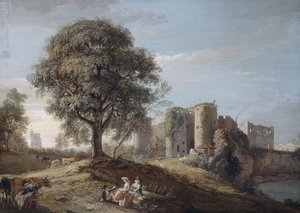 Chepstow Castle by Paul Sandby