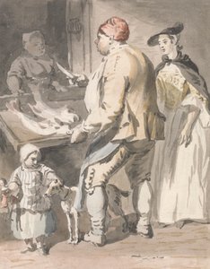 London Cries: A Fishmonger by Paul Sandby
