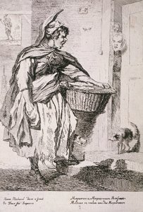 Mackerel Seller, Cries of London by Paul Sandby