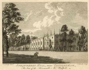 Strawberry Hill, Twickenham, London, the Seat of the Honourable Horace Walpole by Paul Sandby