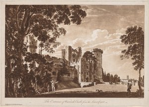 Views of Warwick Castle: The Entrance of Warwick Castle from the Lower Court by Paul Sandby