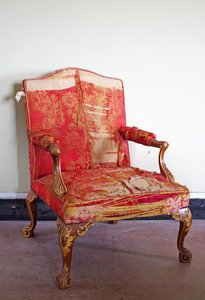 A George III Open Armchair