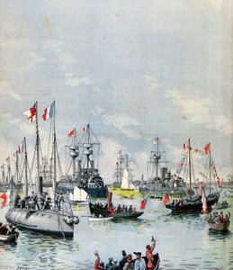 French Flotilla in Portsmouth Harbour, 1891