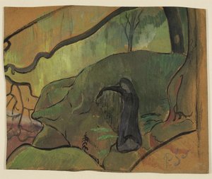 Dream of the Earth (Breton Woman in the Forest) by Paul Sérusier